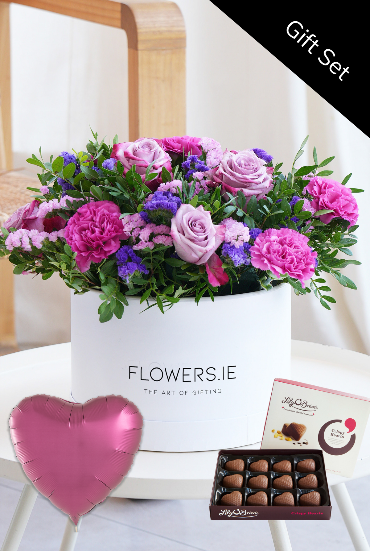 Lavender Floral - Hatbox Gift Set