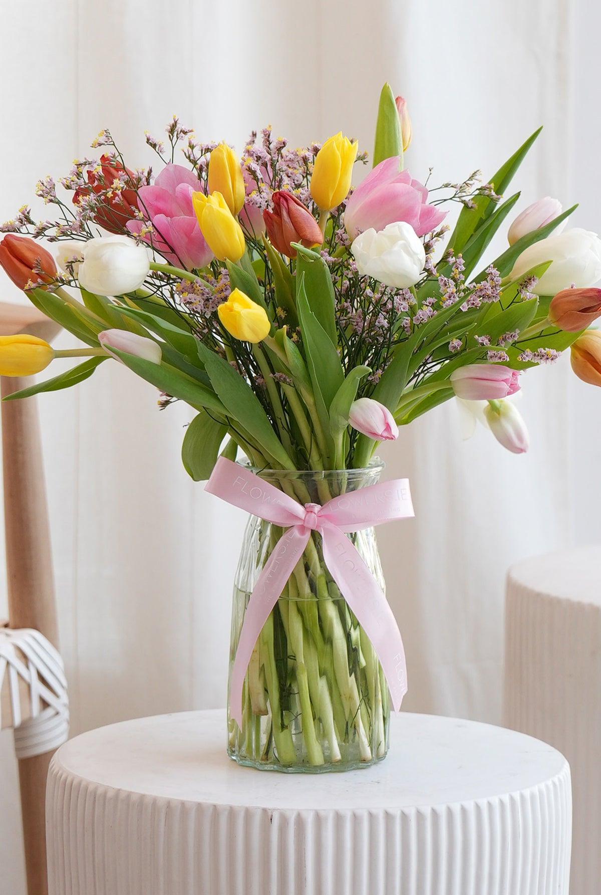Luxury Mixed Tulips - Vase