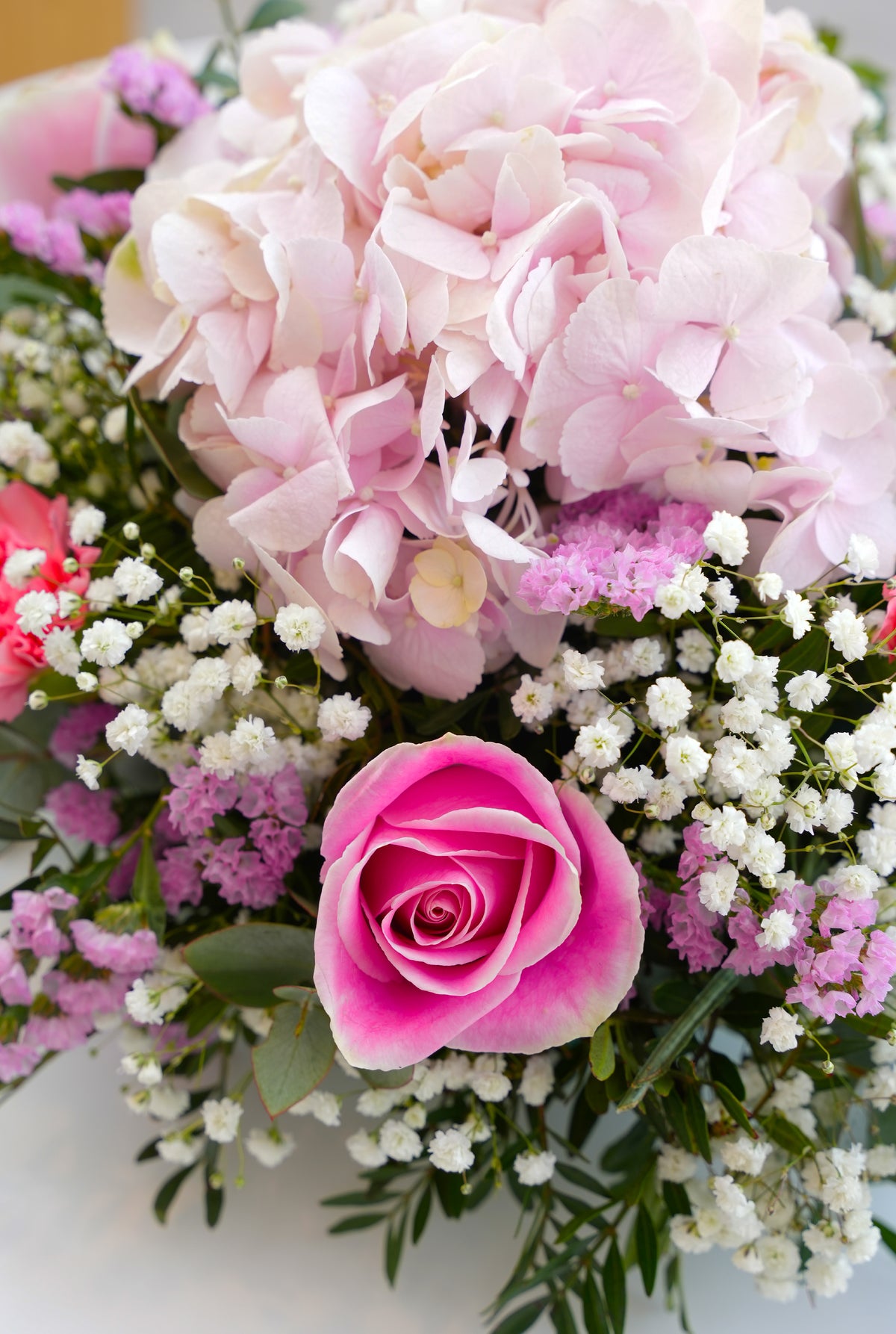 Pretty Pink Funeral Posy Pad