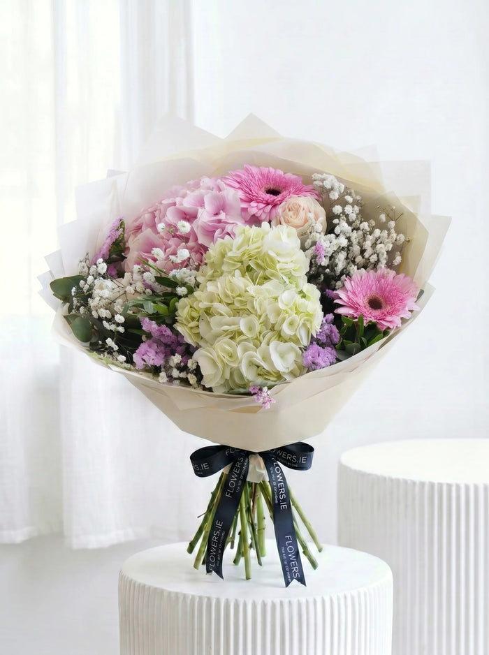 Blushing Elegance Hand-tied