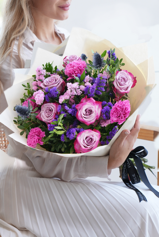 Lavender Floral - Hand-tied