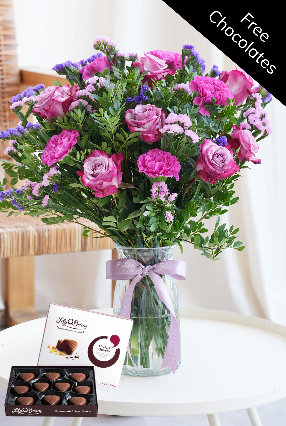 Thank you Lavender Floral - Vase