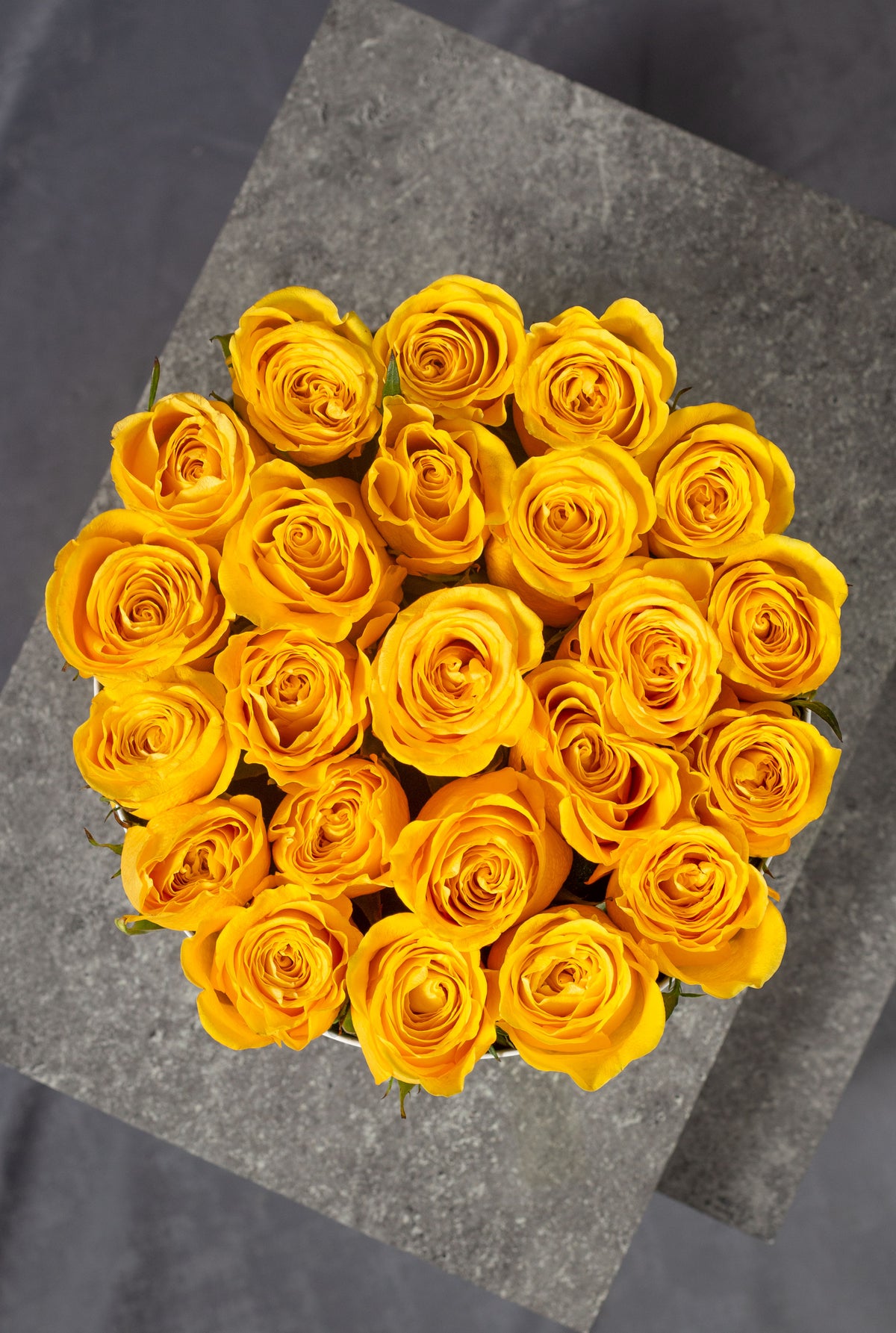 Yellow Rose - Hatbox