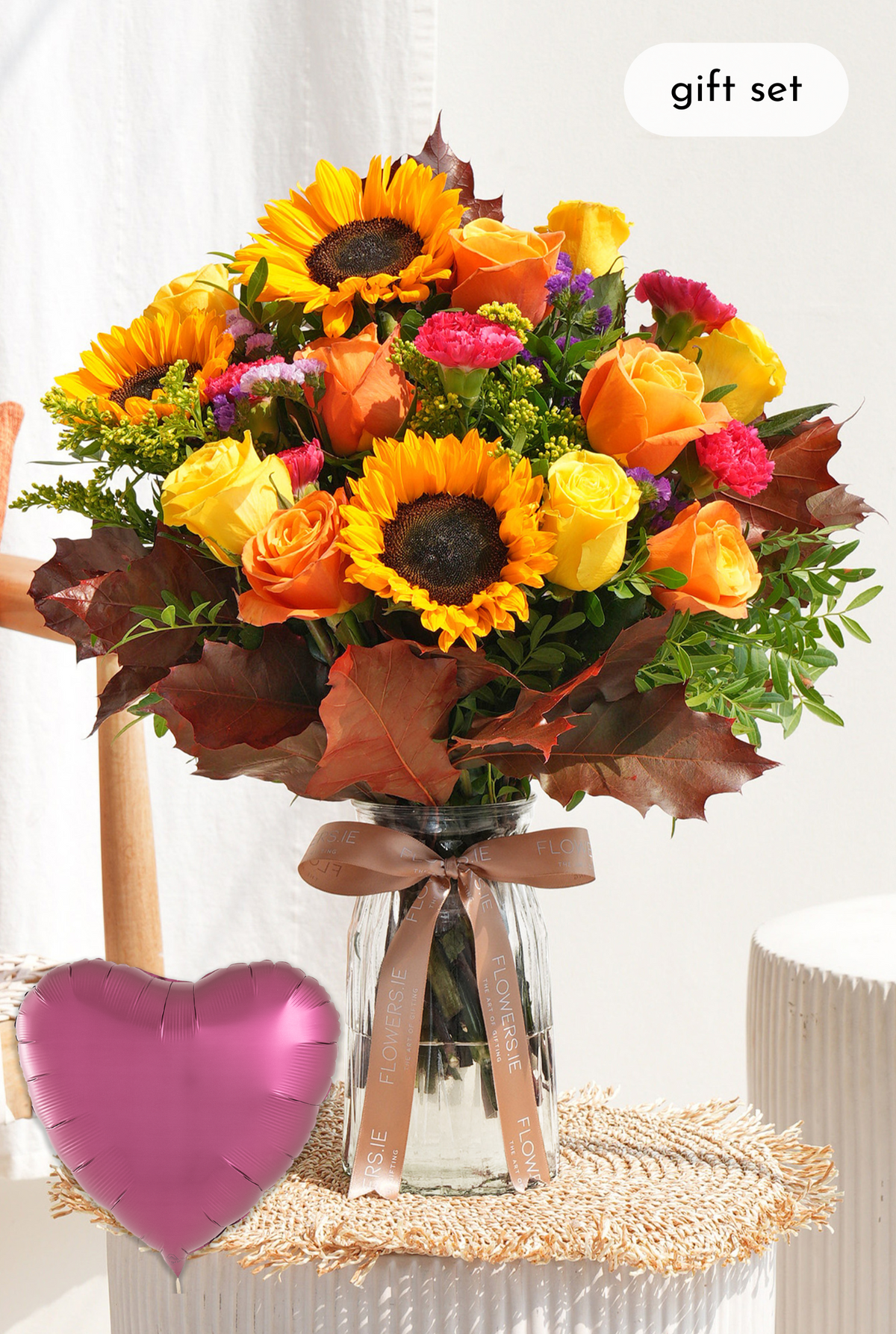 Autumn Vibrant - Vase Gift Set