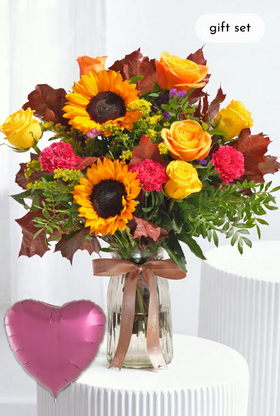 Autumn Vibrant - Vase Gift Set