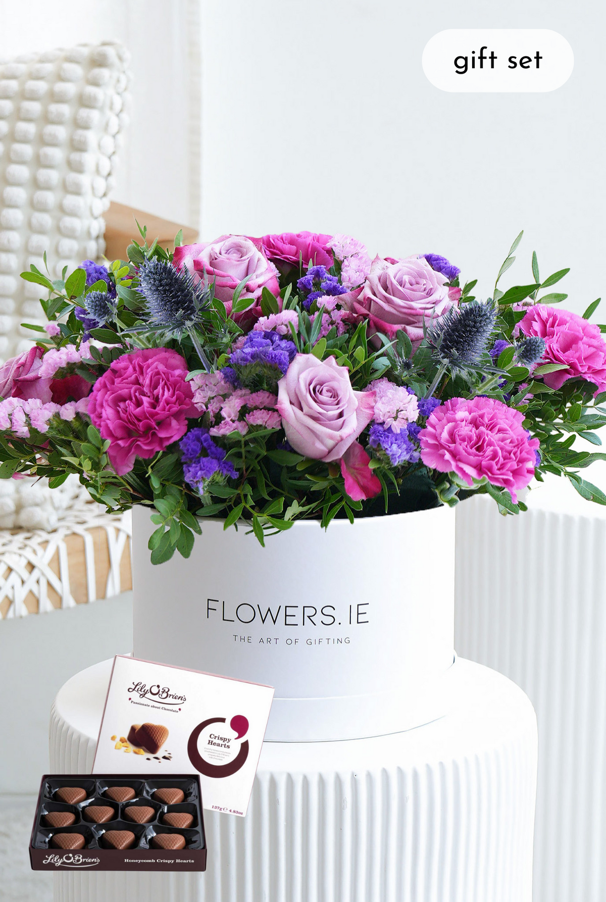 Lavender Floral - Hatbox Gift Set