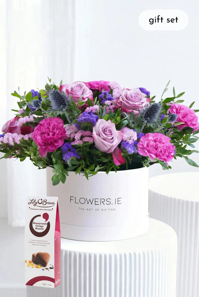 Lavender Floral - Hatbox Gift Set