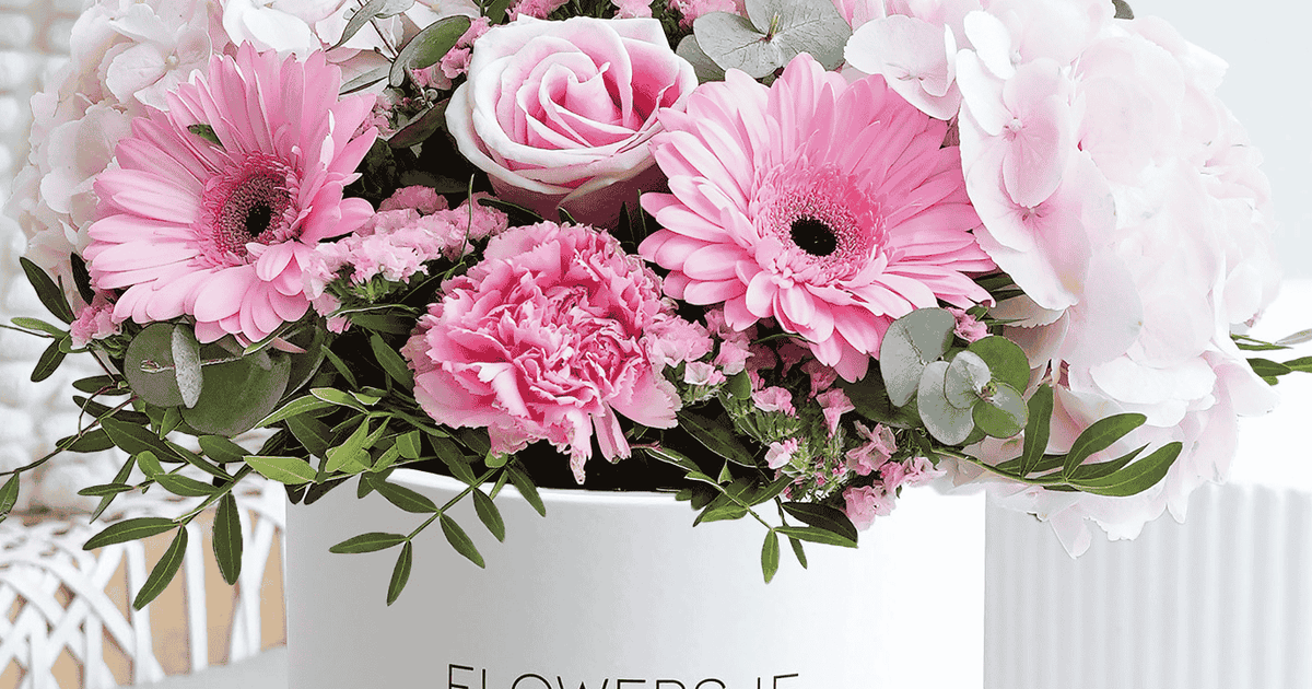 Std Pretty Pretty Pink - Hatbox Gift Set | IE Delivery– Flowers.ie