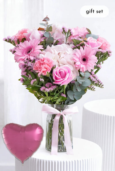 Pretty Pink - Vase Gift Set