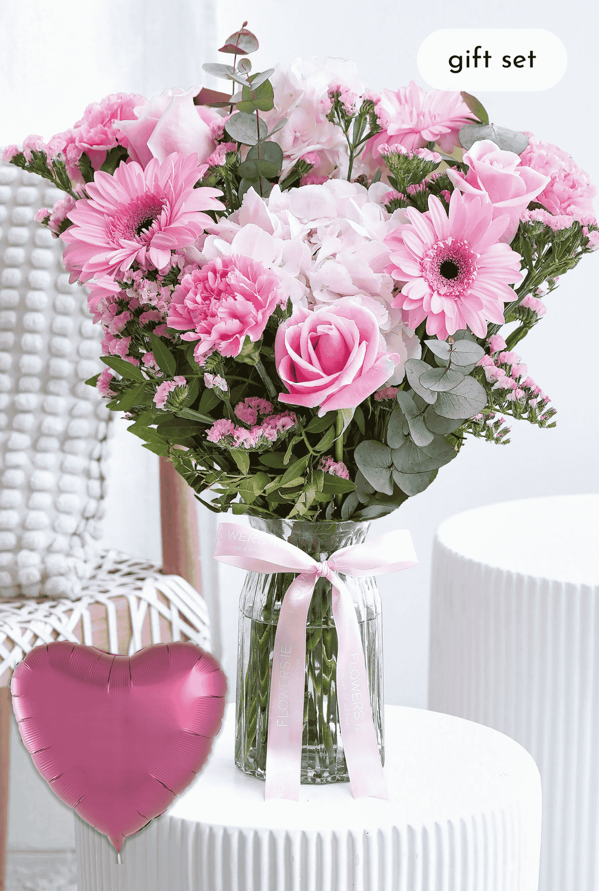 Pretty Pink - Vase Gift Set