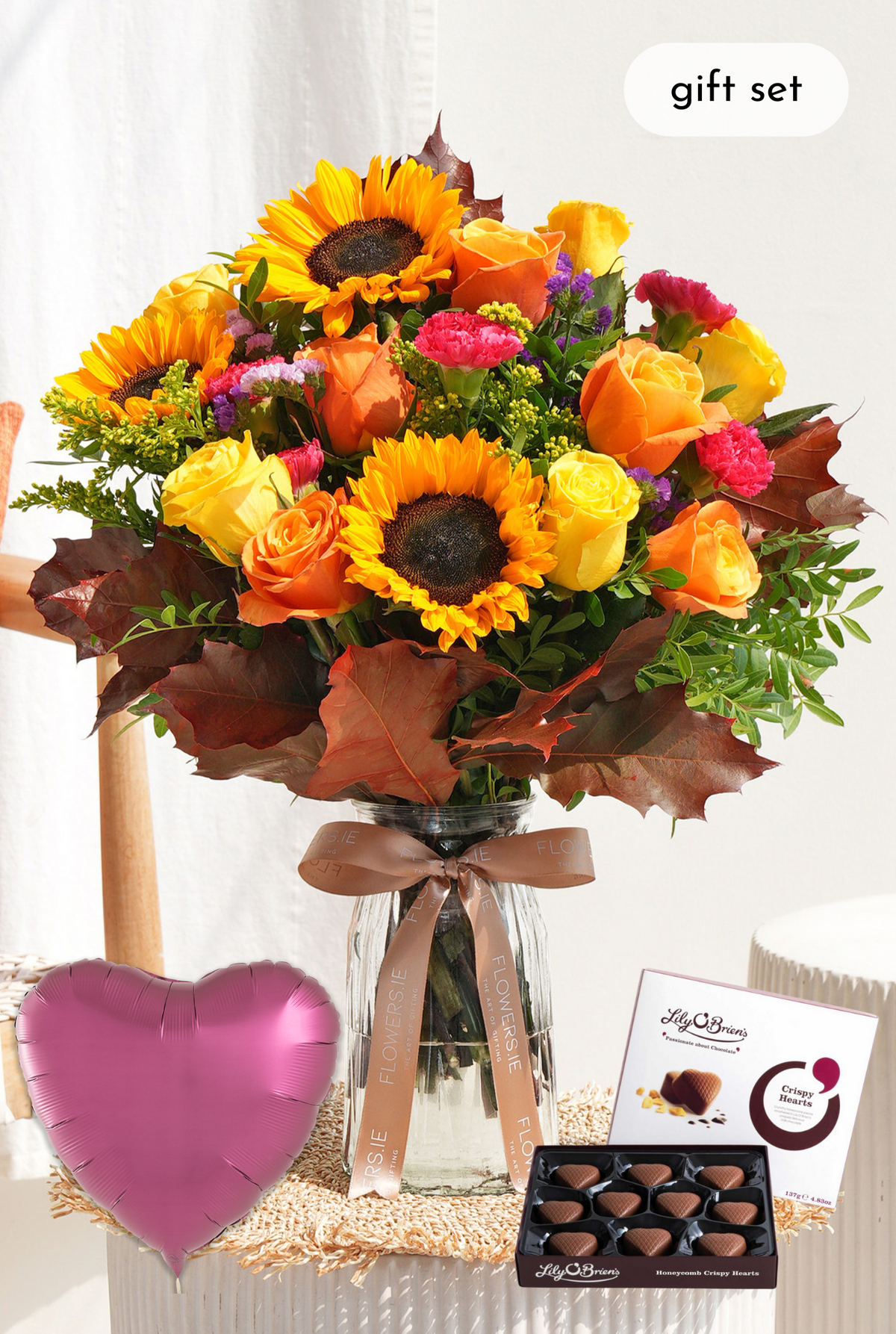 Autumn Vibrant - Vase Gift Set