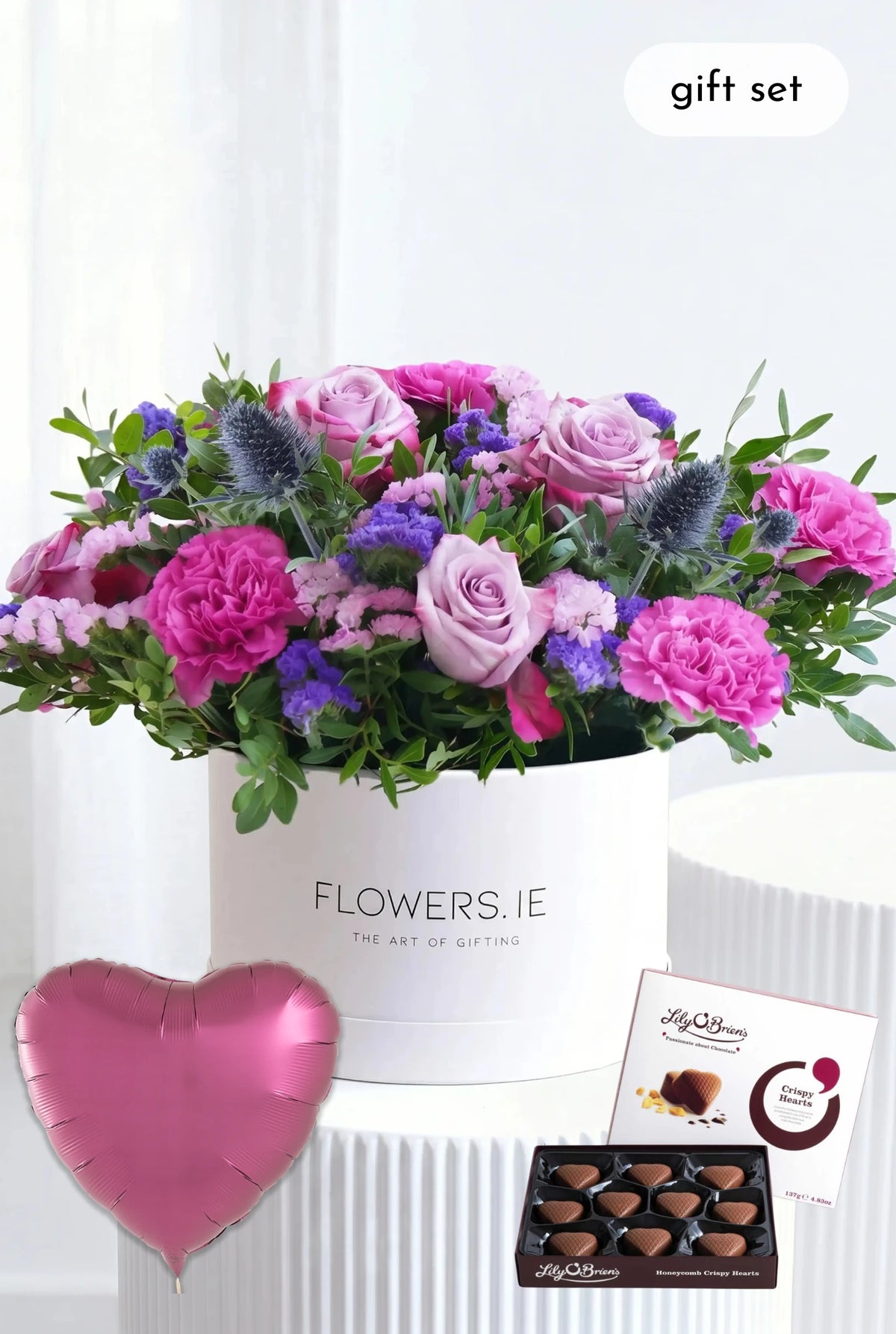 Lavender Floral - Hatbox Gift Set