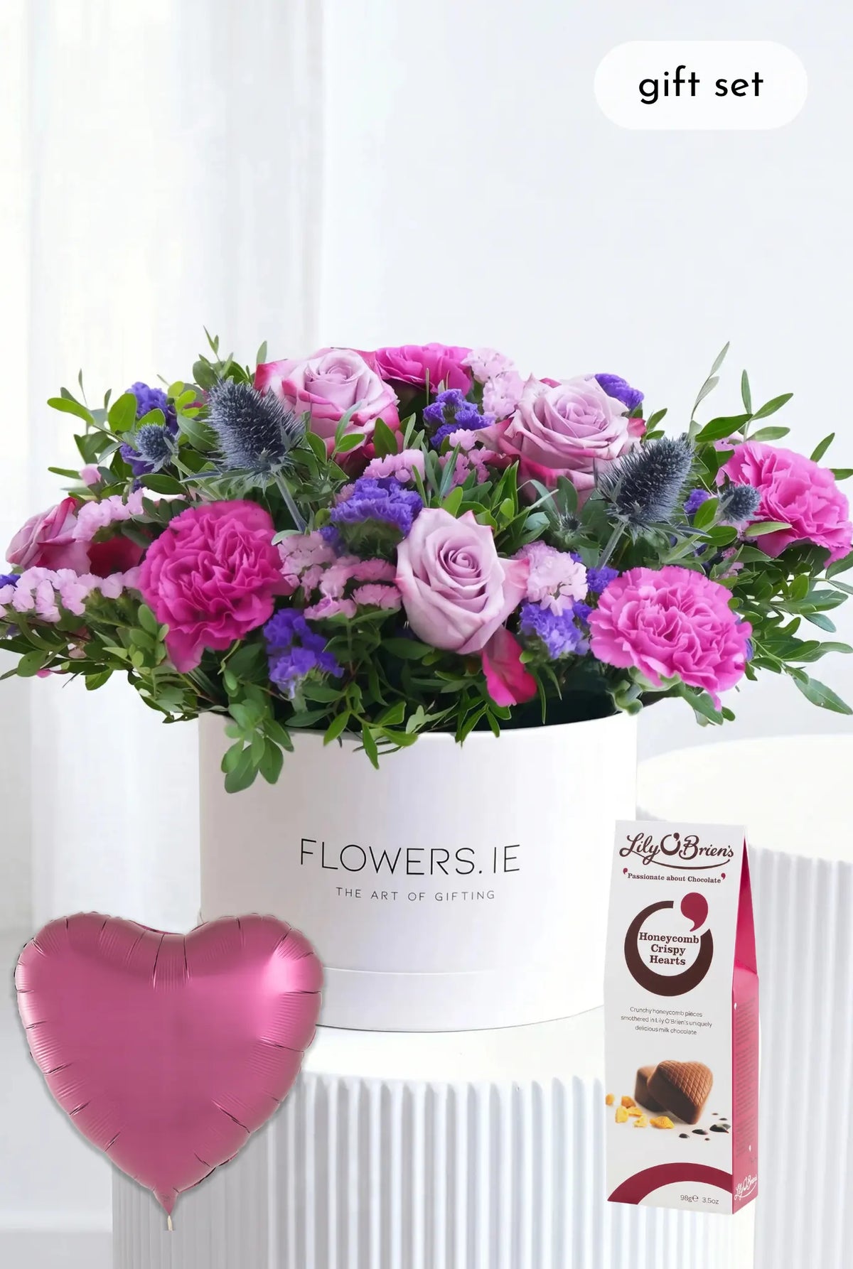 Lavender Floral - Hatbox Gift Set