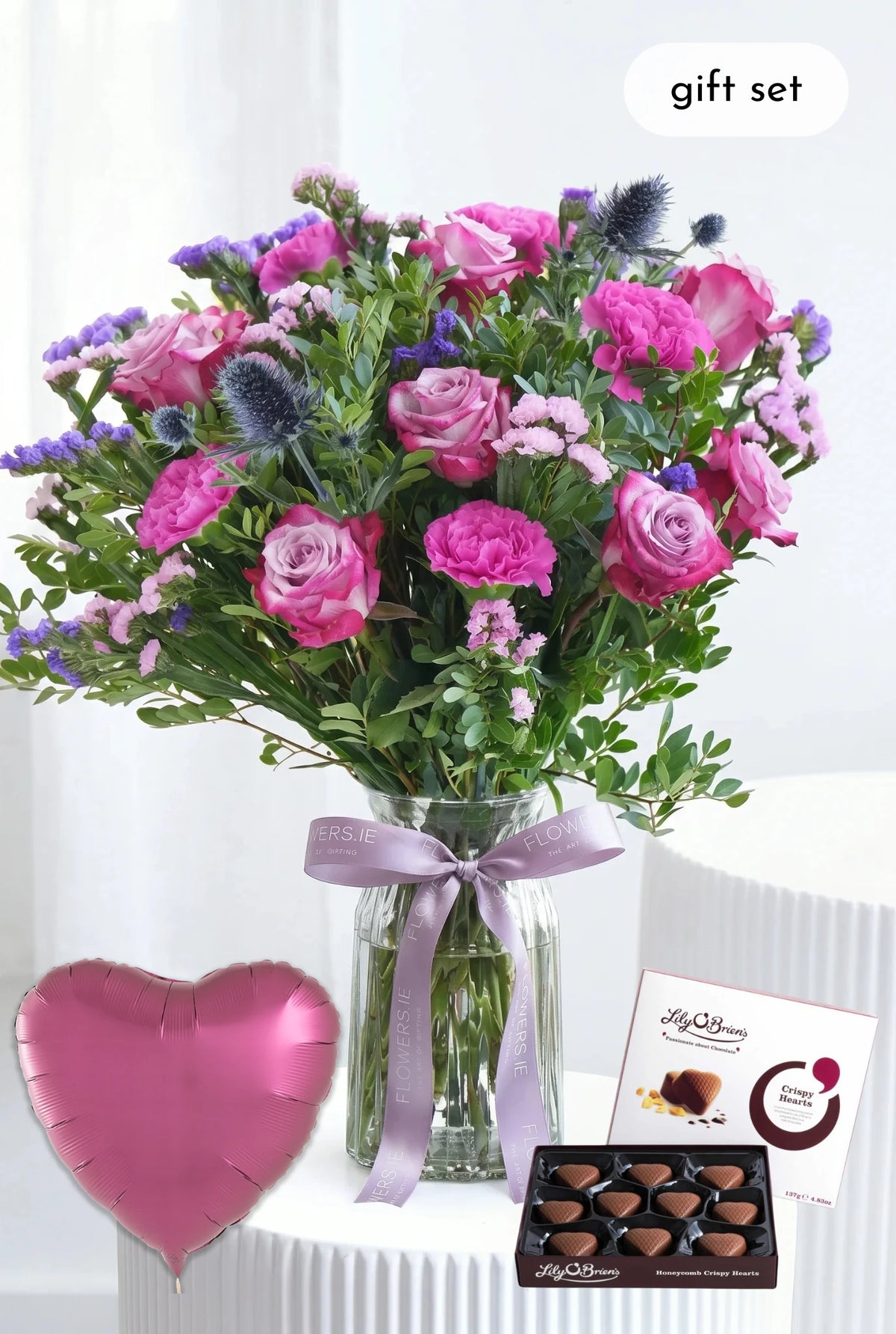 Lavender Floral - Vase Gift Set