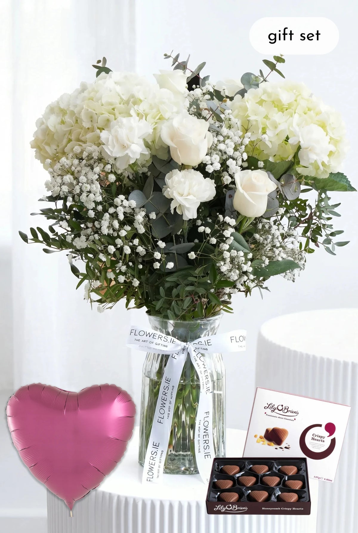 Perfect White - Vase Gift Set