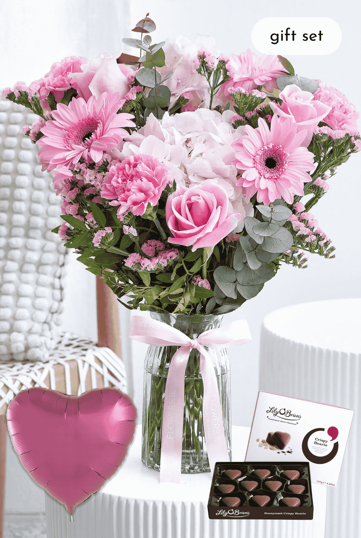 Pretty Pink - Vase Gift Set