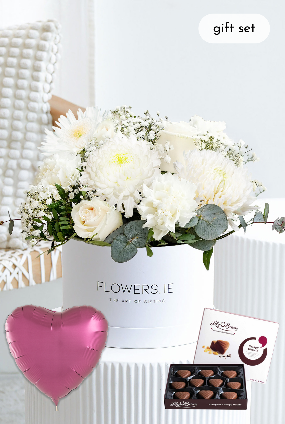 White Serenity - Hatbox Gift Set