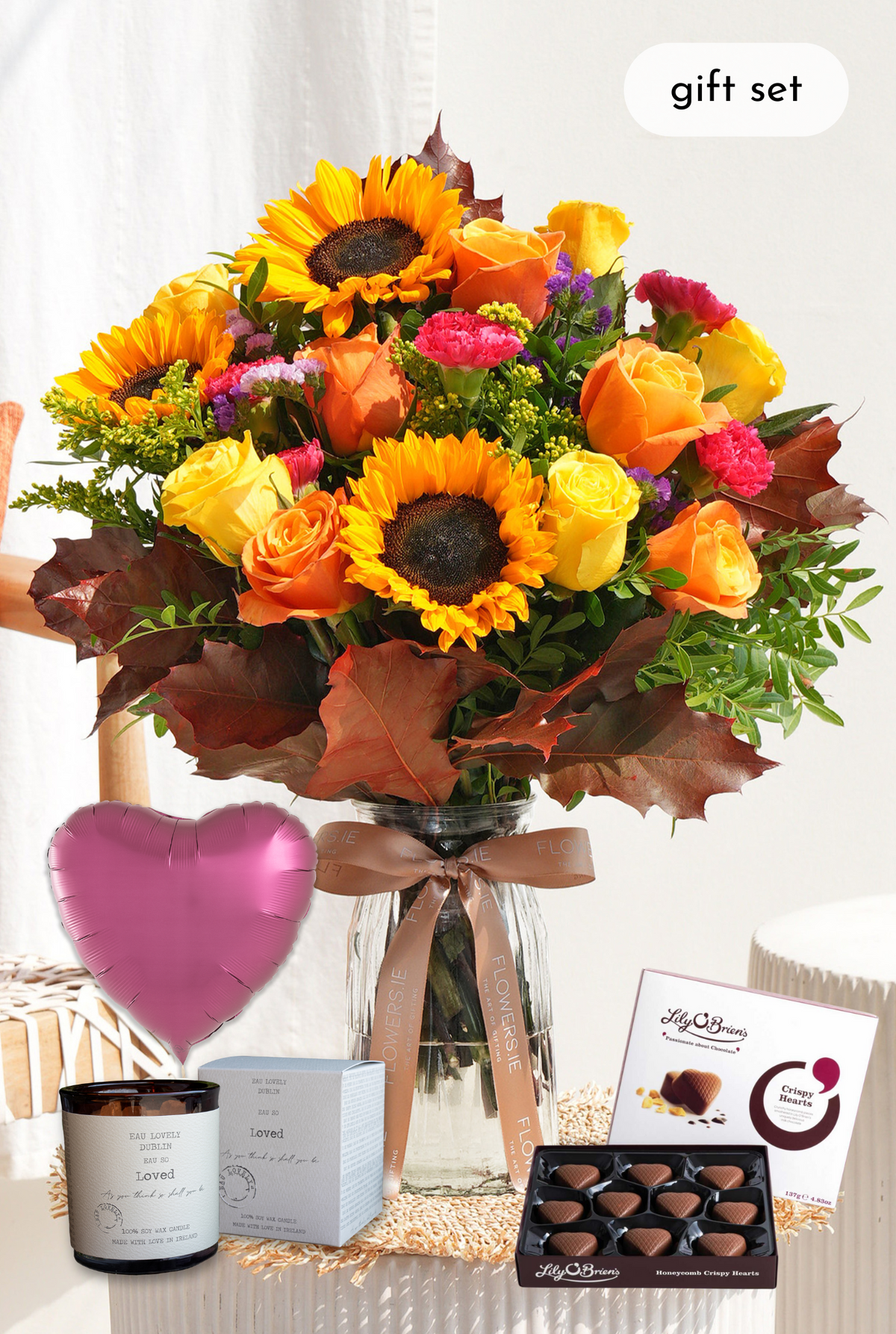 Autumn Vibrant - Vase Gift Set