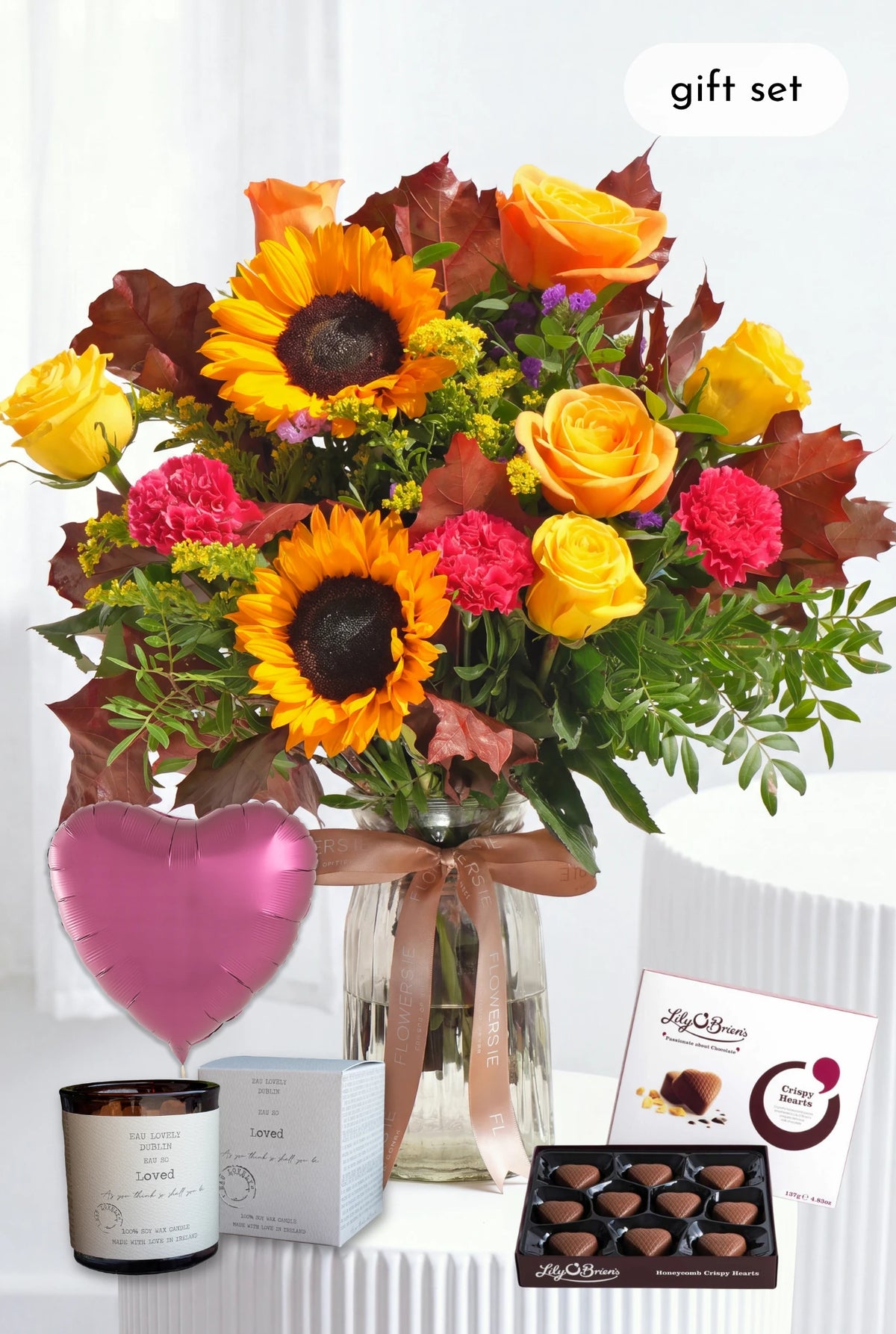 Autumn Vibrant - Vase Gift Set