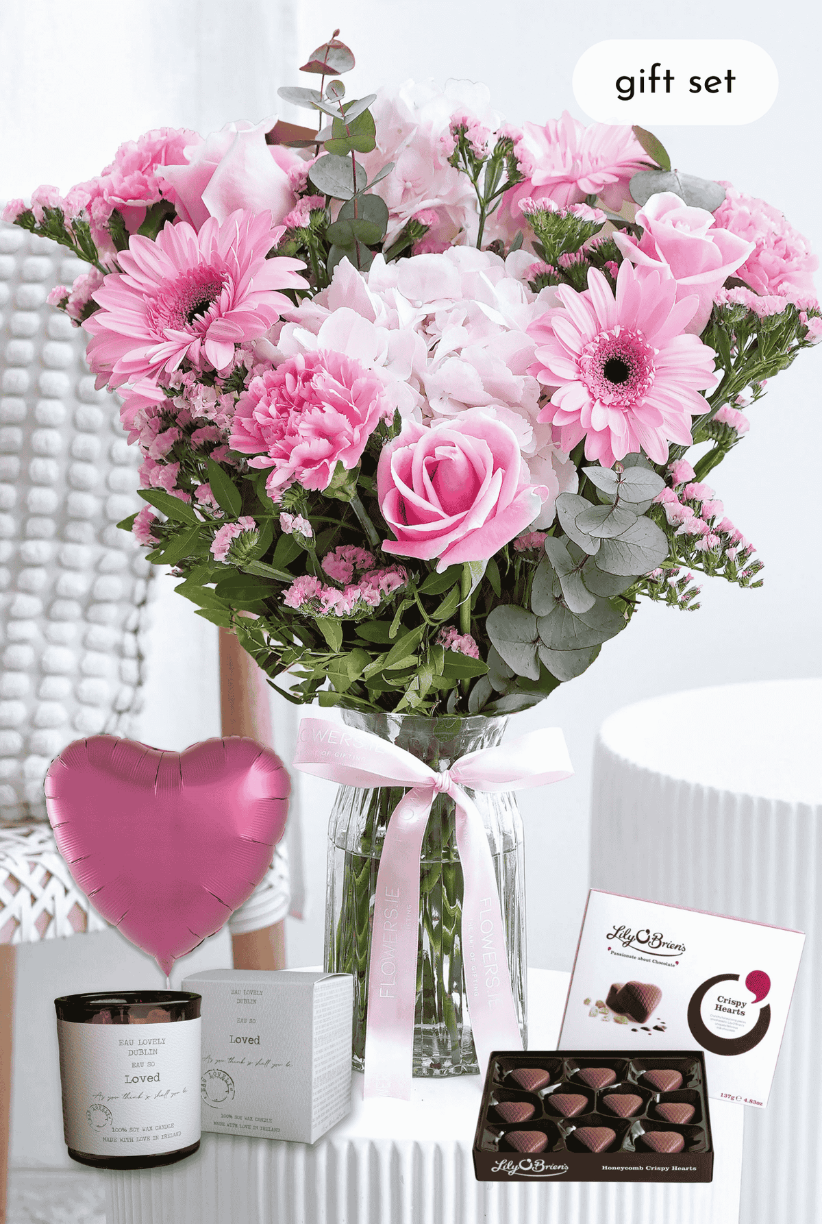 Pretty Pink - Vase Gift Set