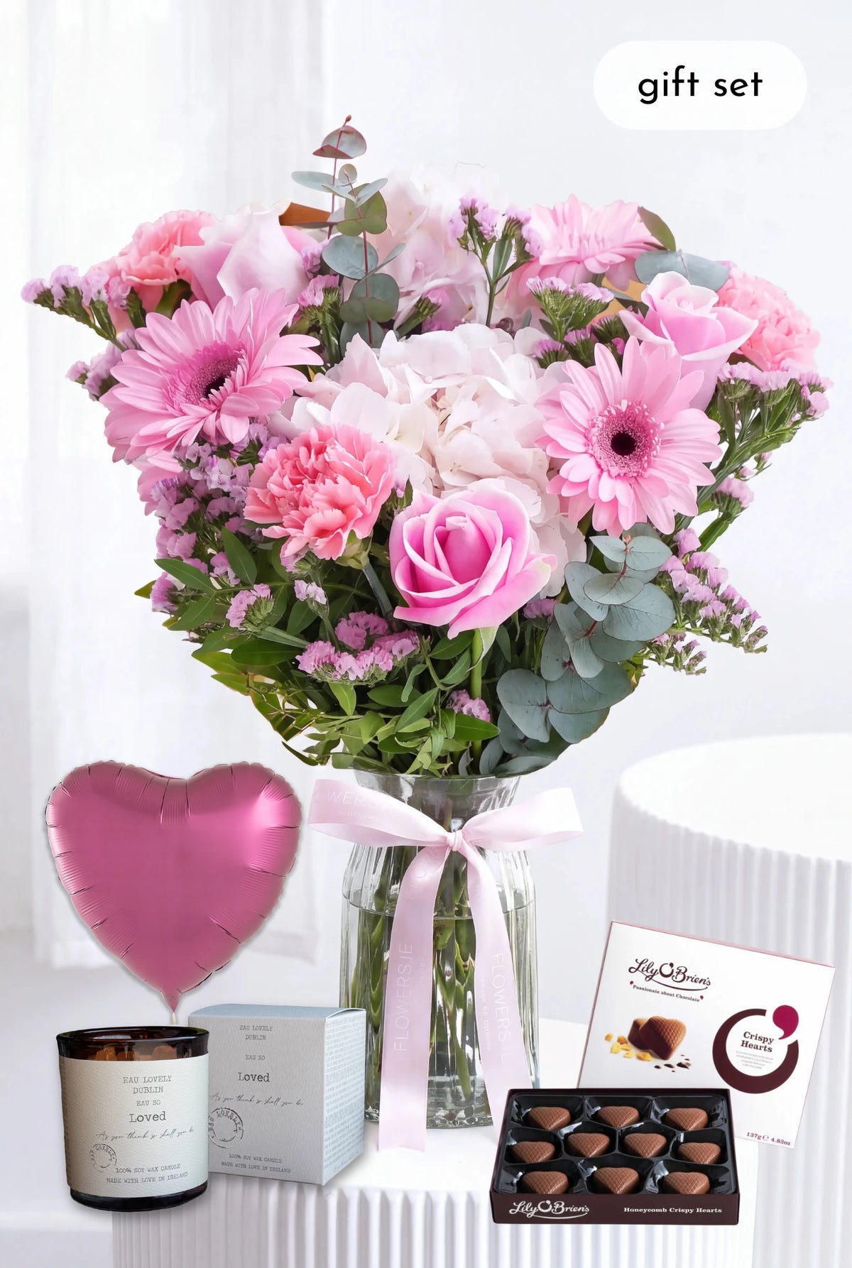 Pretty Pink - Vase Gift Set