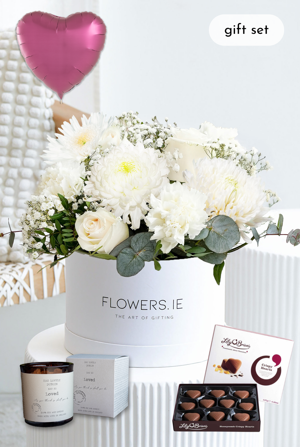 White Serenity - Hatbox Gift Set
