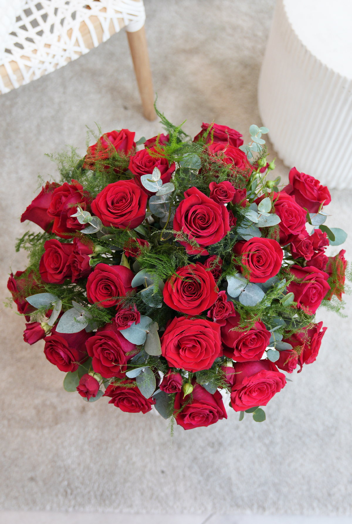 Valentine 24 Luxury Red Rose - Arrangement