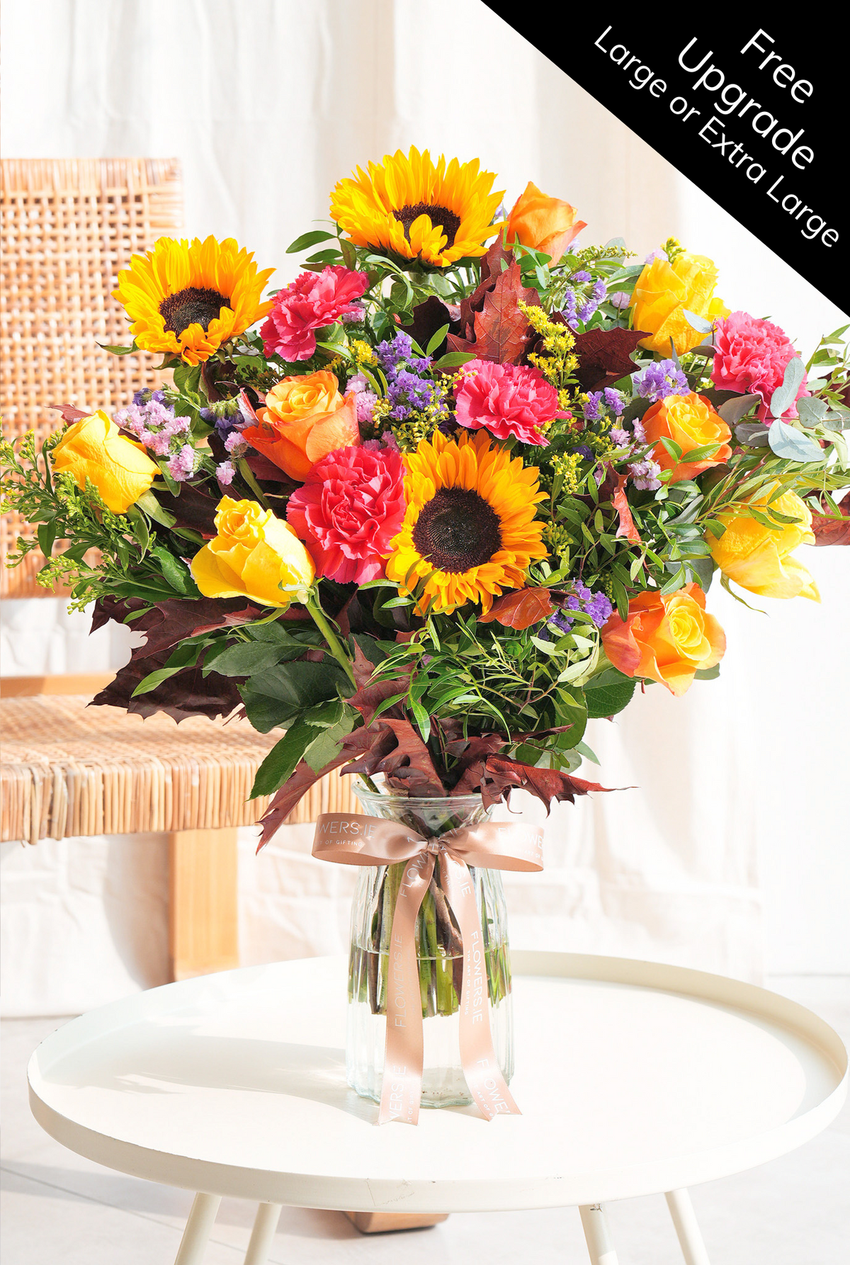Autumn Vibrant - Vase (Free Upgrade to Large or Extra Large)