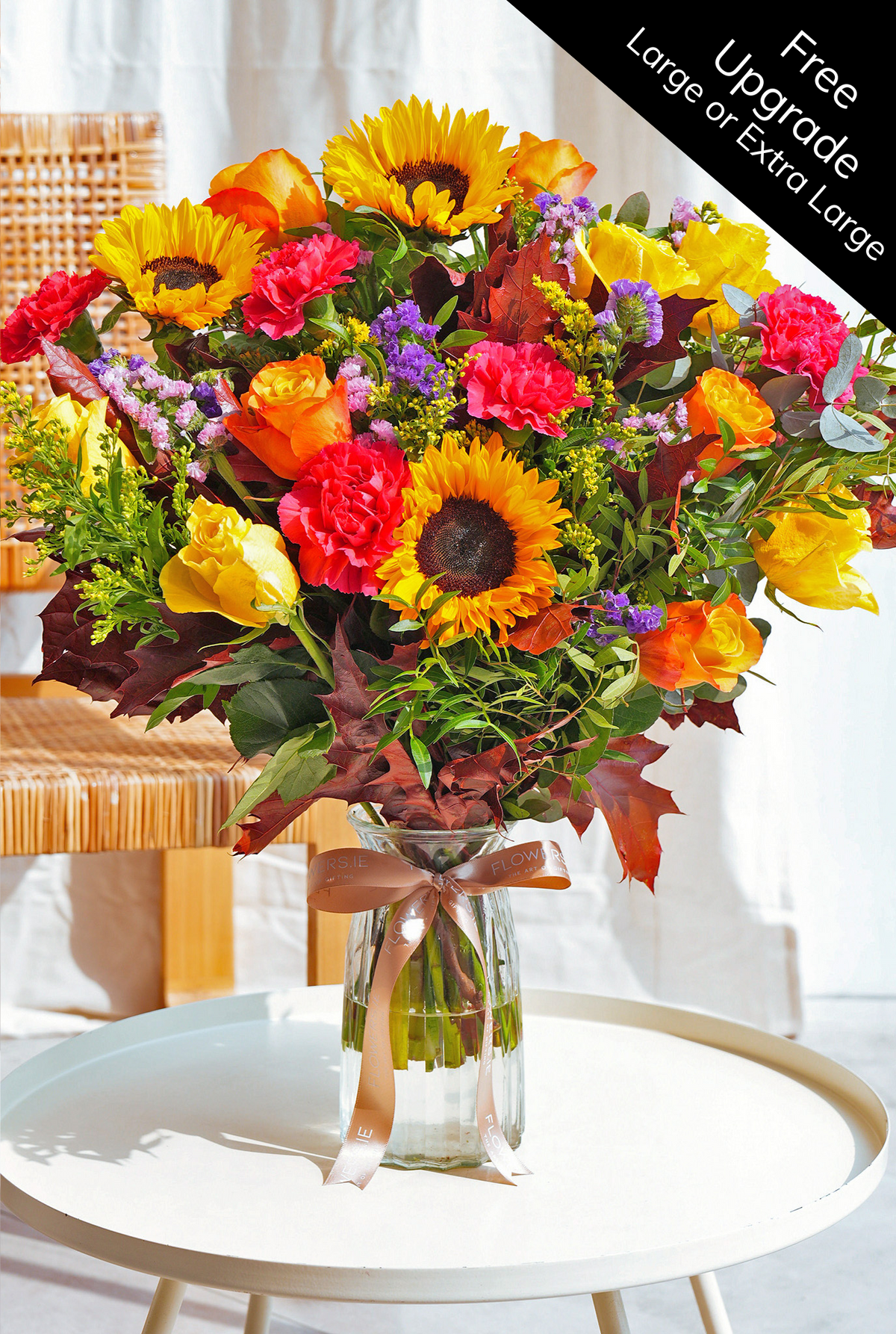 Autumn Vibrant - Vase (Free Upgrade to Large or Extra Large)