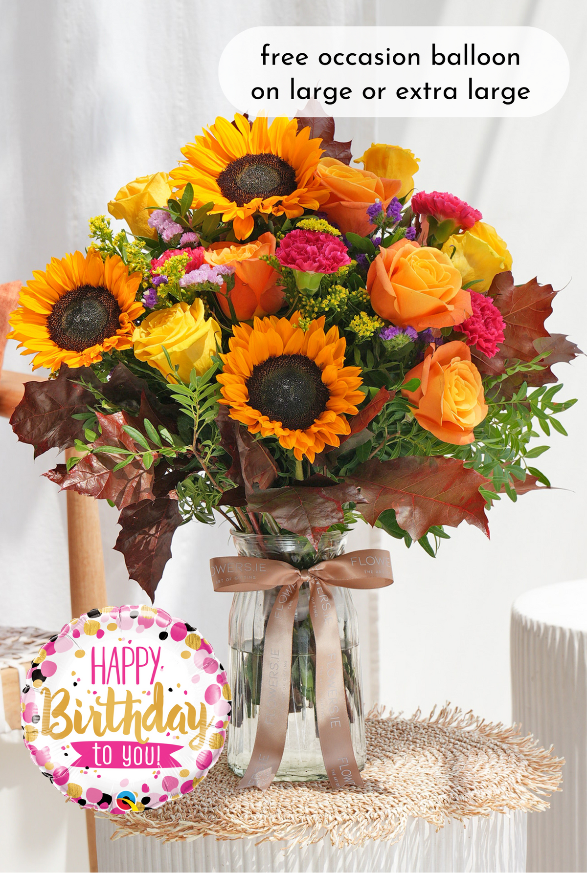 Birthday Autumn Vibrant - Vase