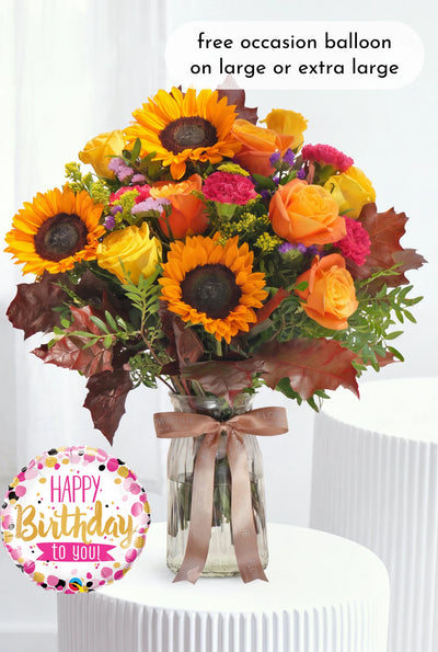 Birthday Autumn Vibrant - Vase