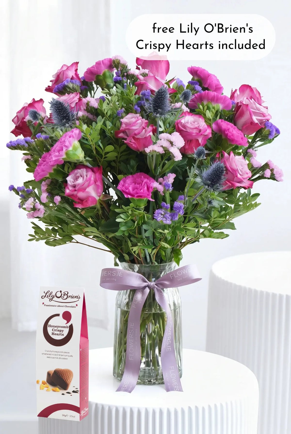 Thank You Lavender Floral - Vase