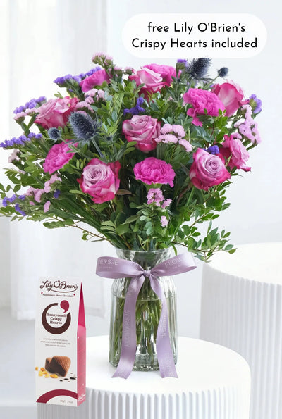 Thank You Lavender Floral - Vase