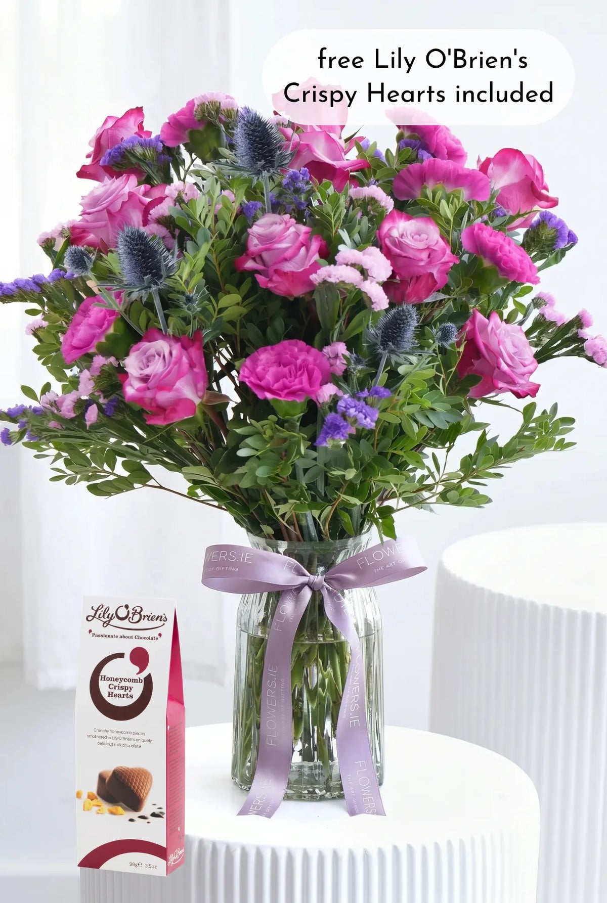 Thank You Lavender Floral - Vase