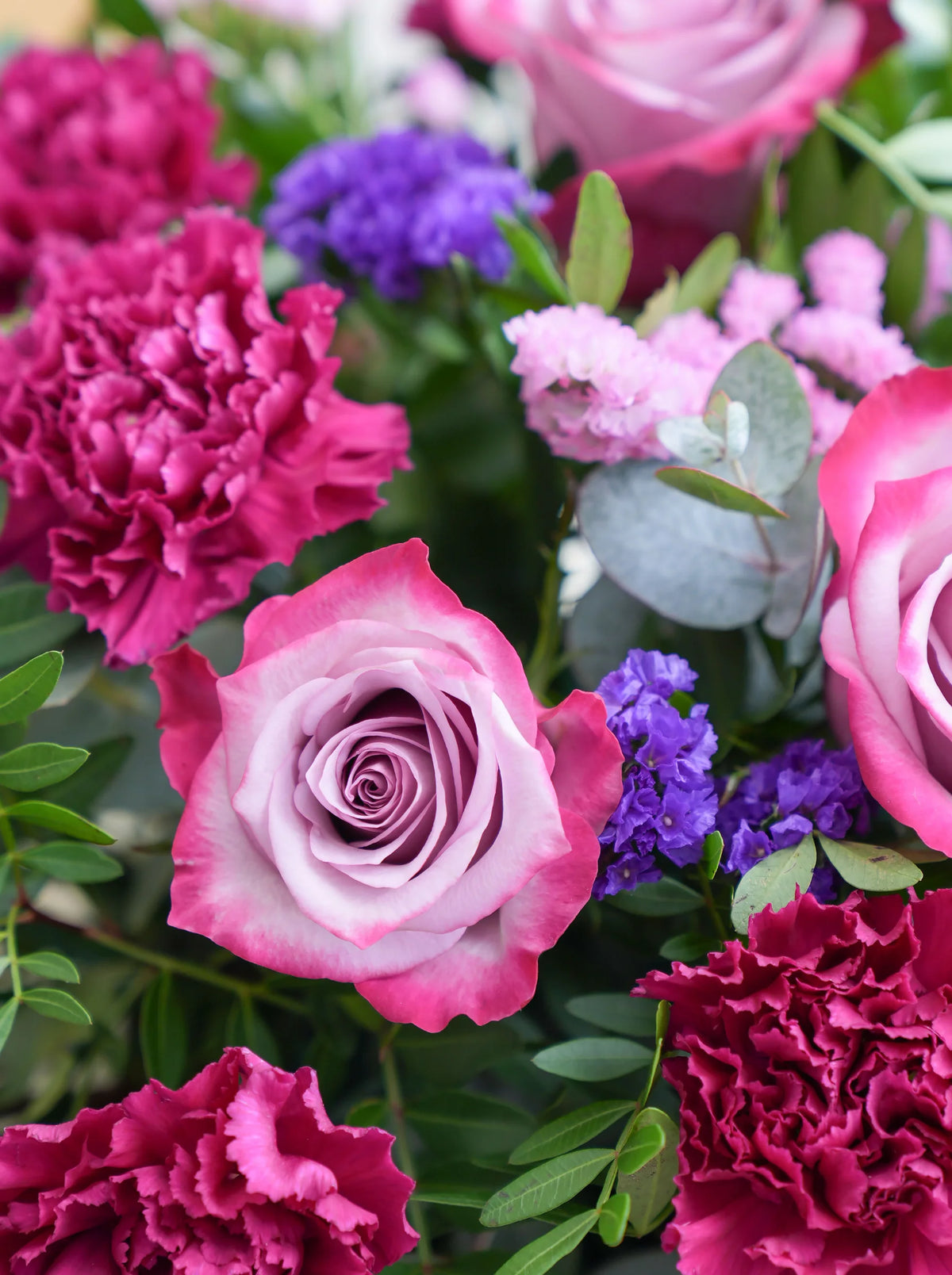 Lavender Floral Funeral Posy Pad
