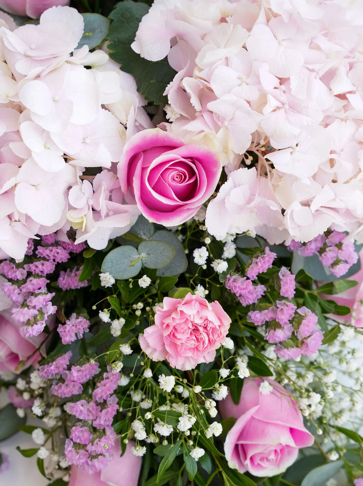 Pretty Pink Funeral Spray