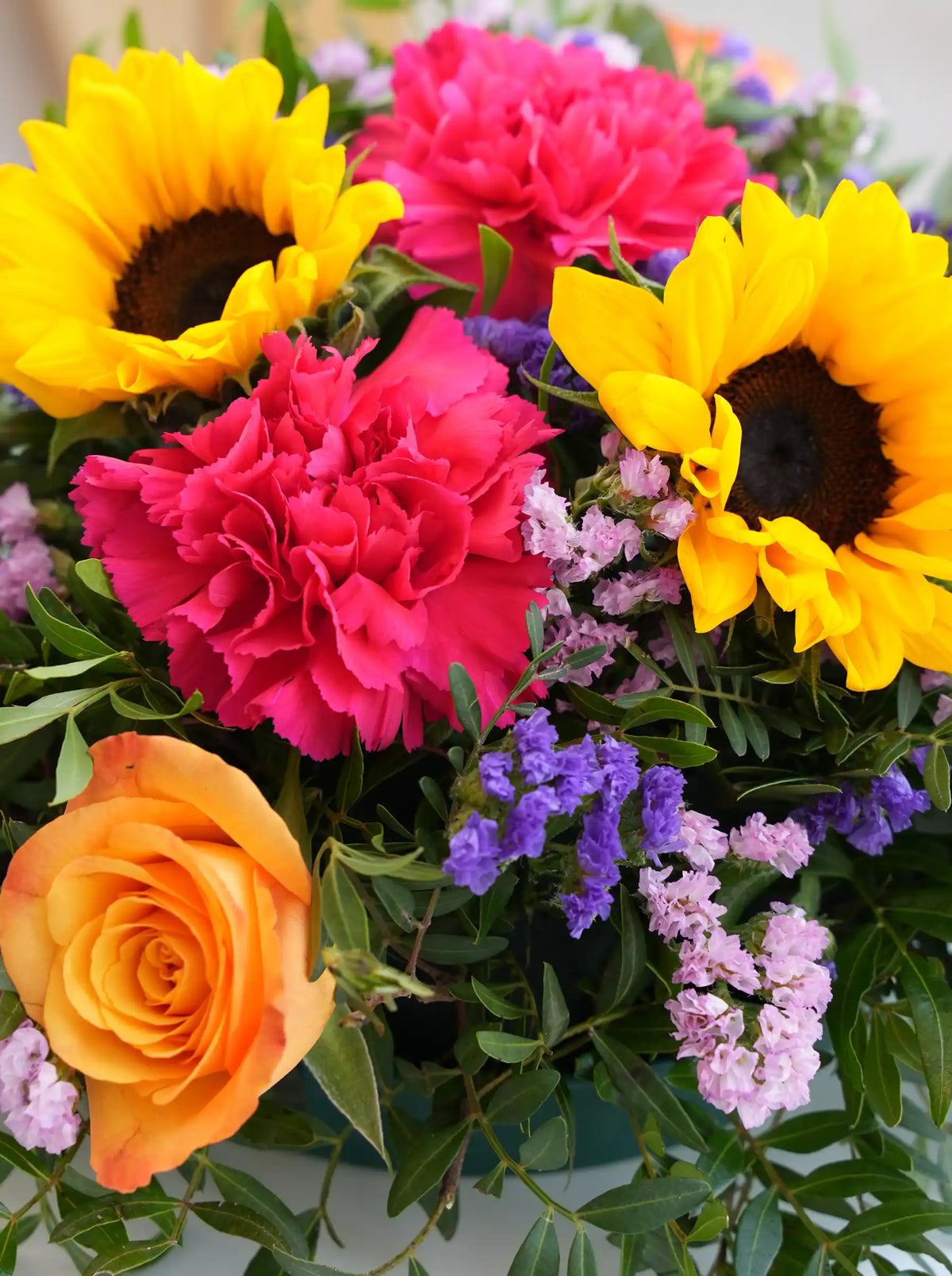 Vibrant Funeral Posy Pad