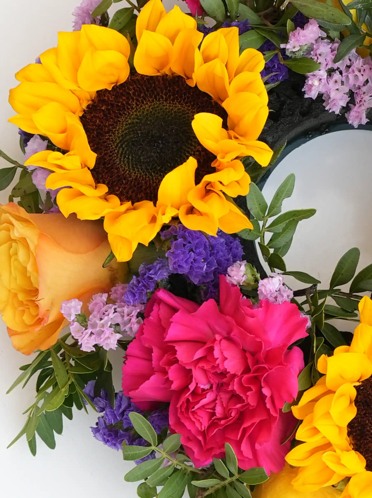 Vibrant Funeral Wreath