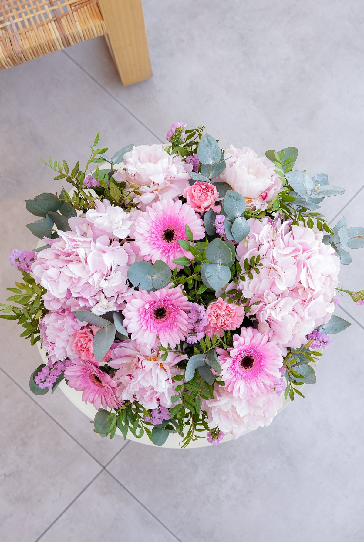 Peony Pretty Pink - Hatbox