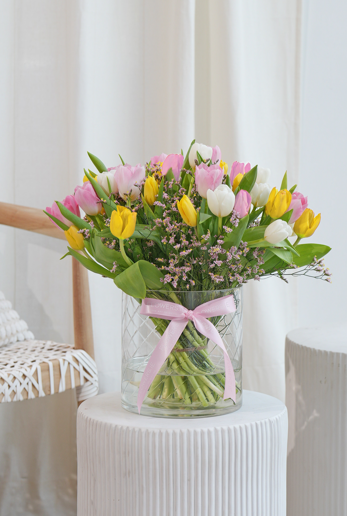 Luxury Mixed Tulips - Vase