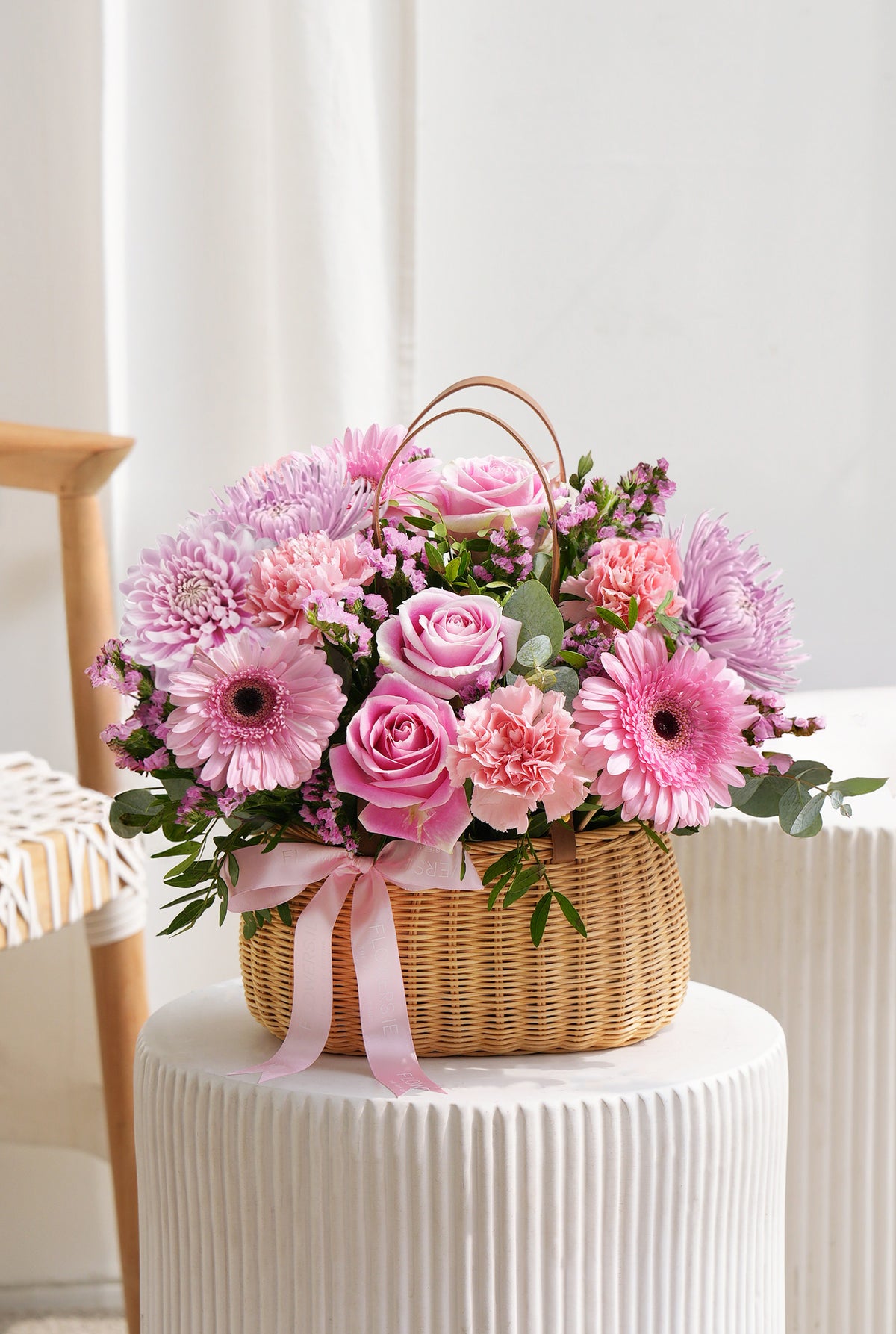 Pink Delight - Basket
