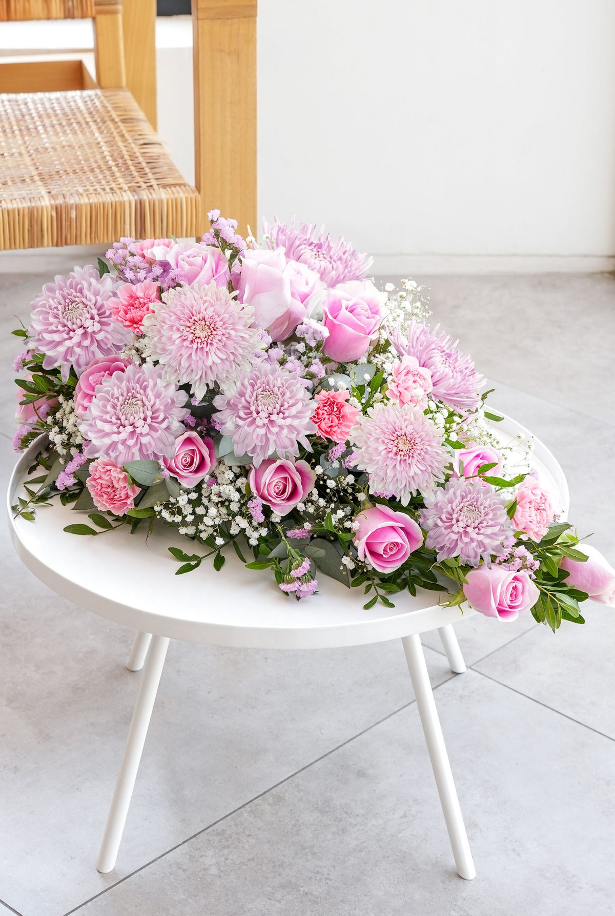 Pink Delight Funeral Spray