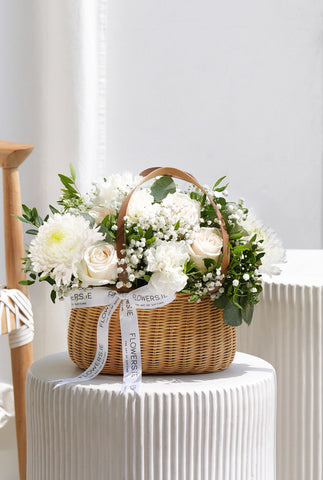 White Serenity - Basket