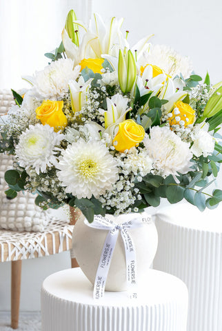 Sympathy Wonderfully Cheer - Ceramic Vase