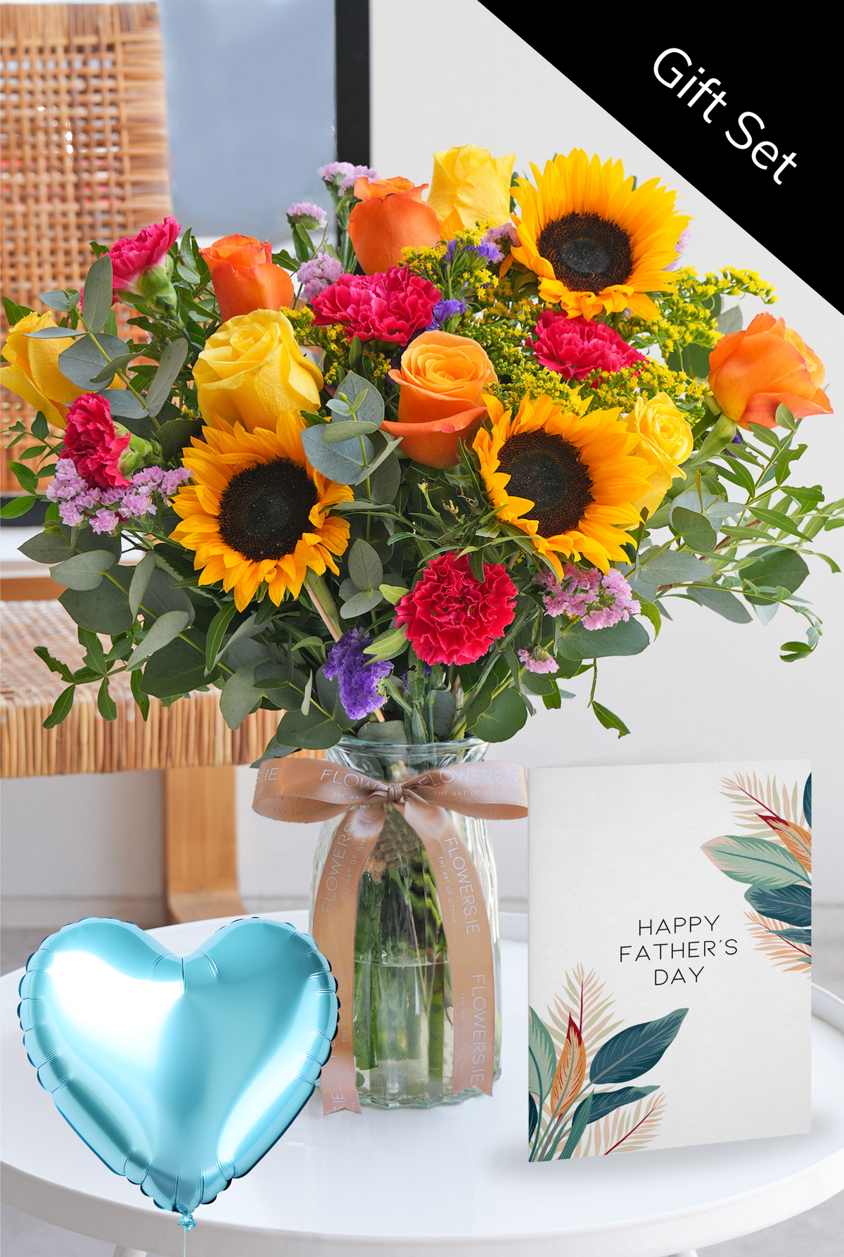 Father&#39;s Day Vibrant - Vase Gift Set