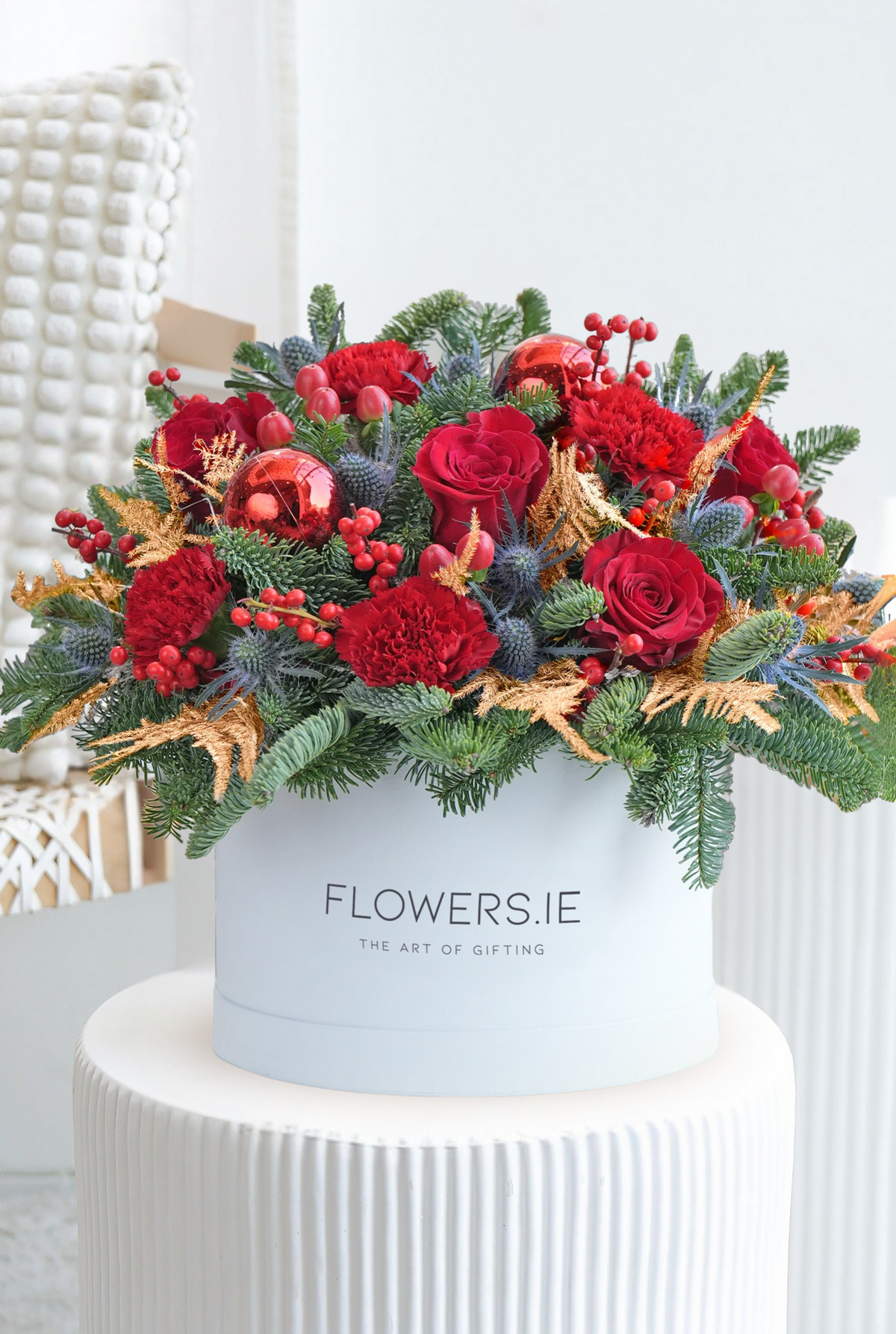 Festive Christmas Hatbox