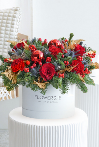 Festive Christmas Hatbox