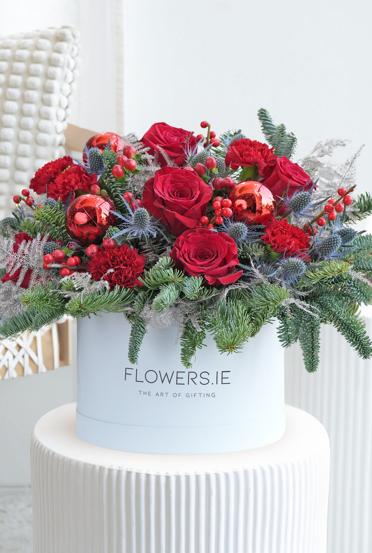Festive Christmas Hatbox