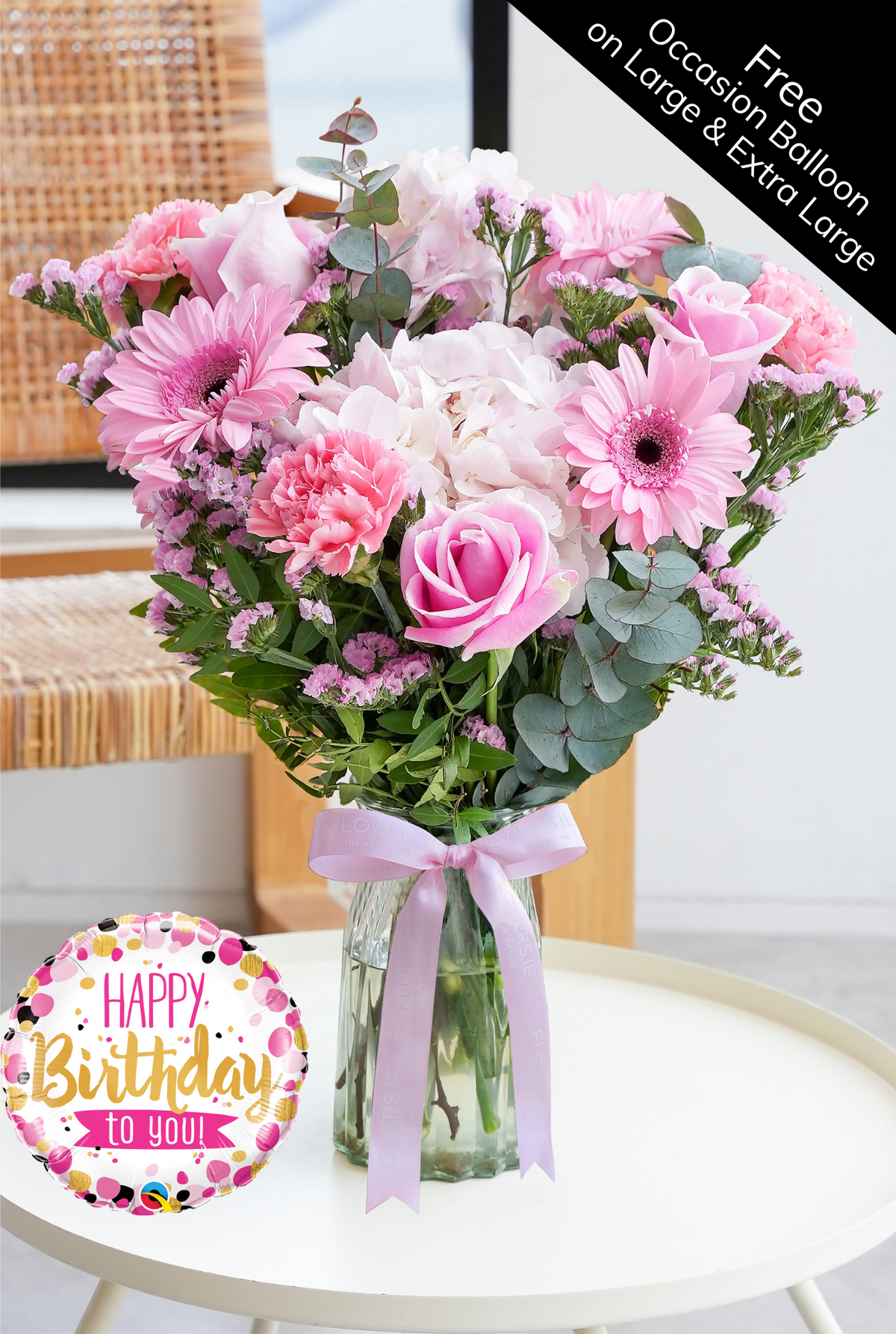 Birthday Pretty Pink - Vase