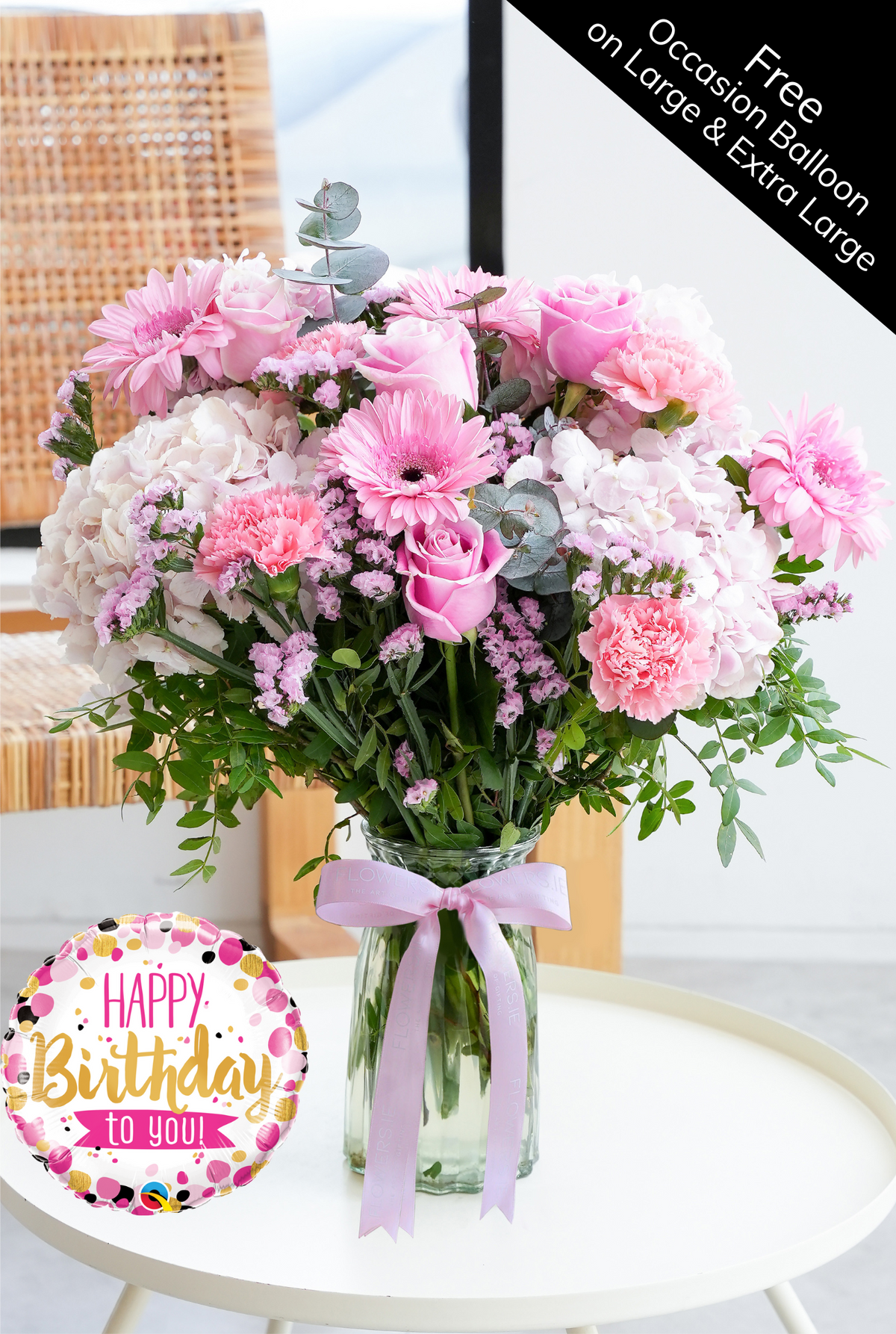 Birthday Pretty Pink - Vase